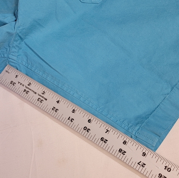 RAG & BONE Cliffe Peached Cotton Field Shorts in Topaz Size 31 - Picture 10 of 13